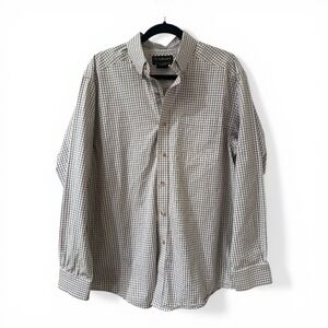 Ariat Pro Series Shirt Mens L Plaid Western Vented Workwear Ranch